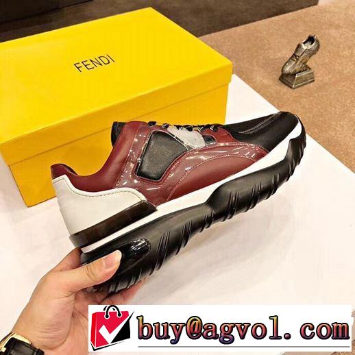 FENDI フェンディ カジュアルシューズ 2色可選 素敵なスタイルで夏の定番 2019夏ファション新品