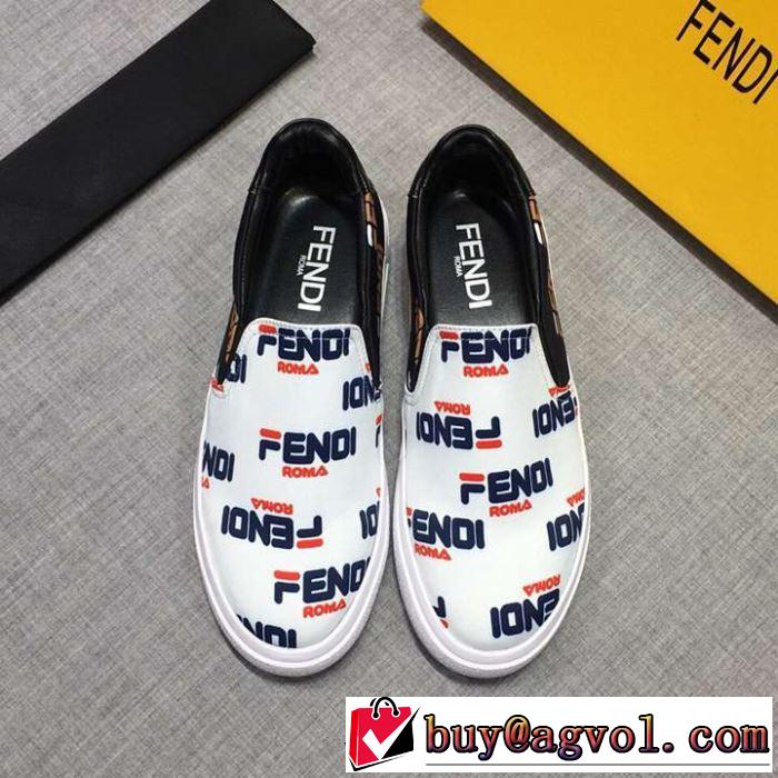 カジュアルシューズ 2色可選 2019春夏トレンドアイテム 一押し注目ブランドファション フェンディ FENDI