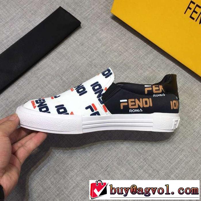 カジュアルシューズ 2色可選 2019春夏トレンドアイテム 一押し注目ブランドファション フェンディ FENDI