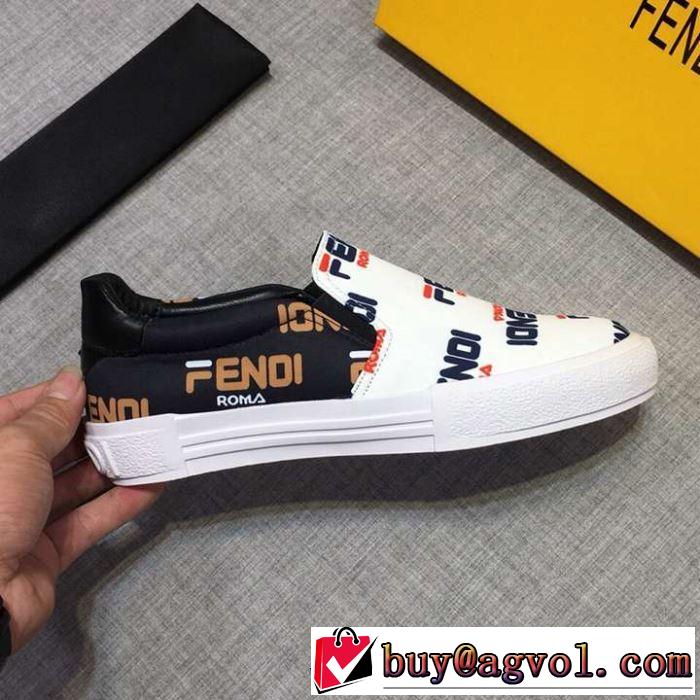 カジュアルシューズ 2色可選 2019春夏トレンドアイテム 一押し注目ブランドファション フェンディ FENDI
