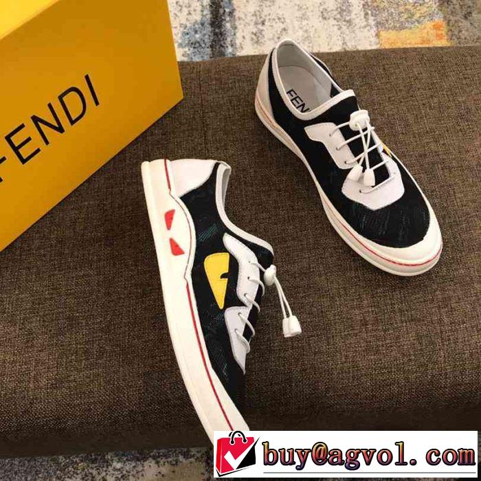 《2019年》今、注目のストリート フェンディ FENDI ランニングシューズ 人気ストリートブランド新品