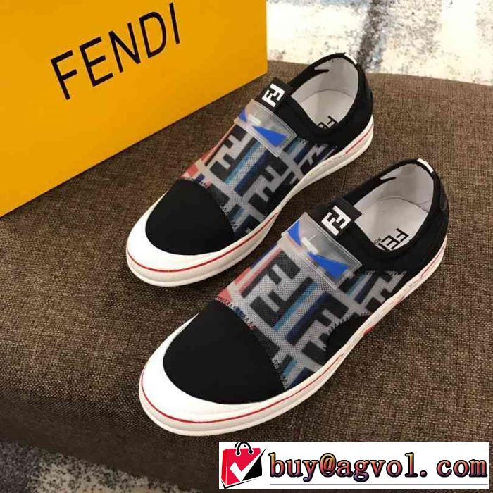 人気夏ファションおすすめ 2019春夏のトレンド新商品 フェンディ FENDI ランニングシューズ 2色可選