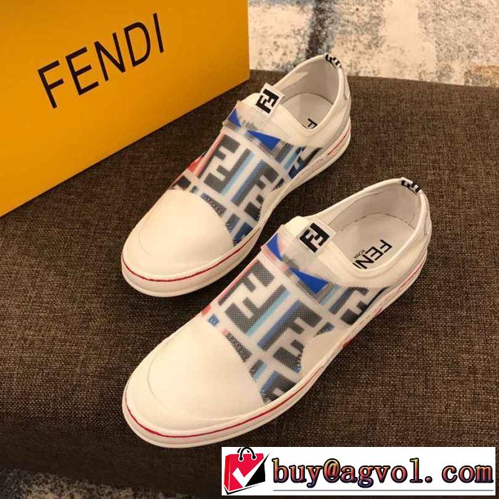 人気夏ファションおすすめ 2019春夏のトレンド新商品 フェンディ FENDI ランニングシューズ 2色可選