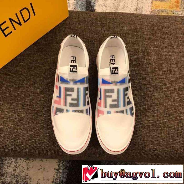 人気夏ファションおすすめ 2019春夏のトレンド新商品 フェンディ FENDI ランニングシューズ 2色可選