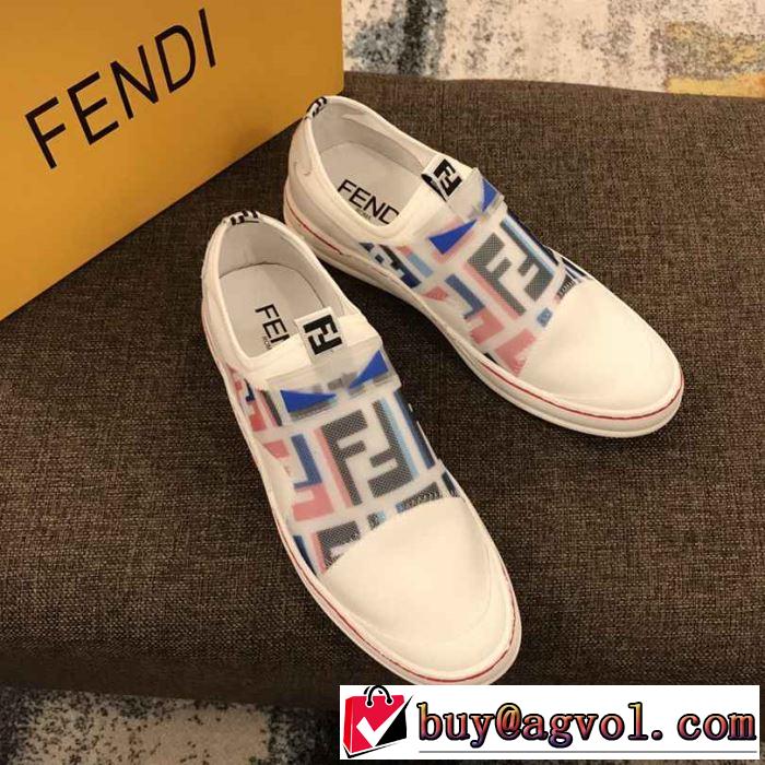 人気夏ファションおすすめ 2019春夏のトレンド新商品 フェンディ FENDI ランニングシューズ 2色可選