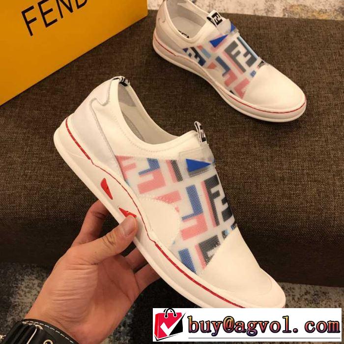 人気夏ファションおすすめ 2019春夏のトレンド新商品 フェンディ FENDI ランニングシューズ 2色可選
