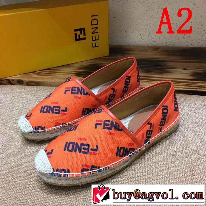 フェンディ FENDI カジュアルシューズ 4色可選 男女兼用 2019SSのトレンド商品 今シーズン注目のデザイン
