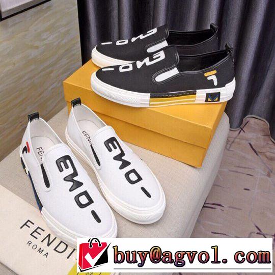 【2019年】夏のファッション フェンディ FENDI カジュアルシューズ 2色可選 今から夏まで活躍する