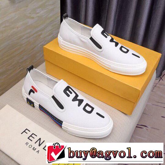【2019年】夏のファッション フェンディ FENDI カジュアルシューズ 2色可選 今から夏まで活躍する