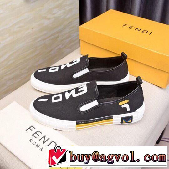 【2019年】夏のファッション フェンディ FENDI カジュアルシューズ 2色可選 今から夏まで活躍する