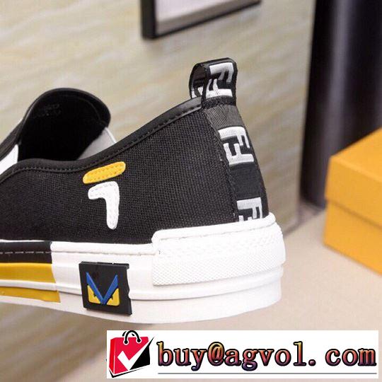 【2019年】夏のファッション フェンディ FENDI カジュアルシューズ 2色可選 今から夏まで活躍する