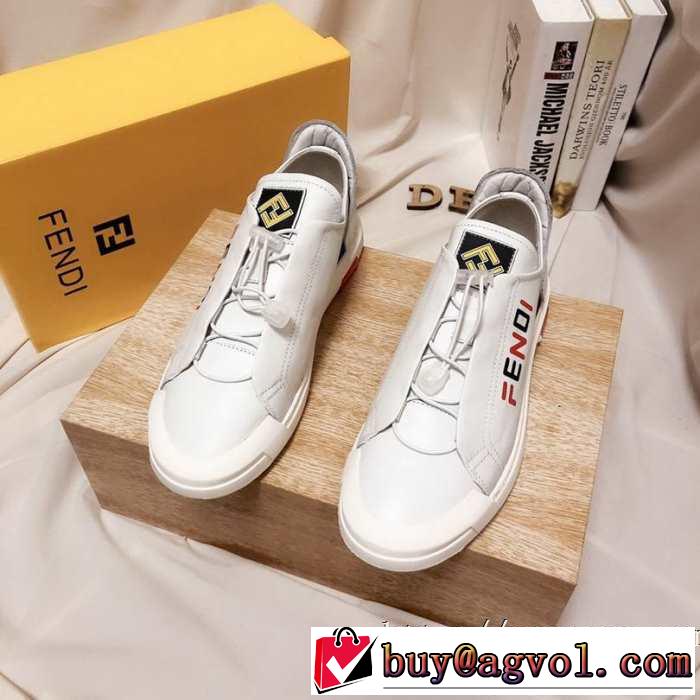 人気ブランドの秋冬新色 フェンディ FENDI 着心地もなめらかで快適 ランニングシューズ 2019トレンドカラー秋冬セール