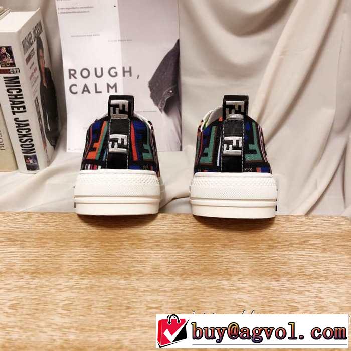 今年らしいおすすめ新品 フェンディ FENDI 2019秋断然ブランド推し ランニングシューズ おしゃれなファッションコーデ