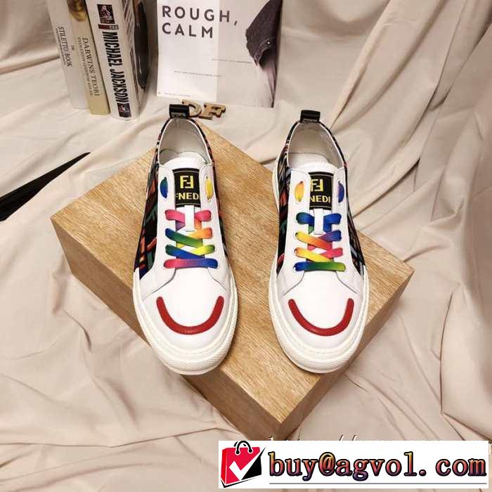 今年らしいおすすめ新品 フェンディ FENDI 2019秋断然ブランド推し ランニングシューズ おしゃれなファッションコーデ