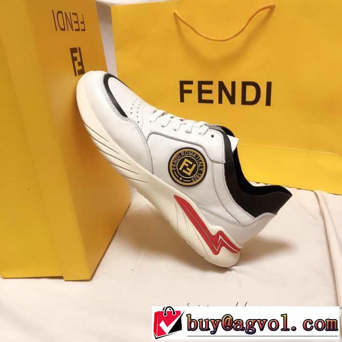 FENDI  ファッショントレンドを早速チェック 最速2019秋冬トレンドブランド フェンディ最高にCOOL秋冬新作 ランニングシューズ