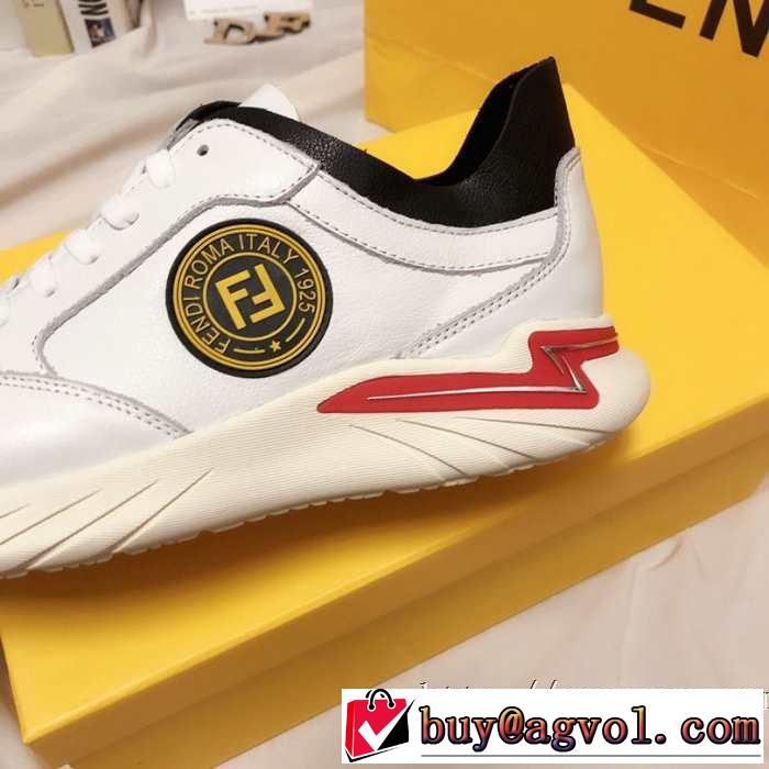FENDI  ファッショントレンドを早速チェック 最速2019秋冬トレンドブランド フェンディ最高にCOOL秋冬新作 ランニングシューズ