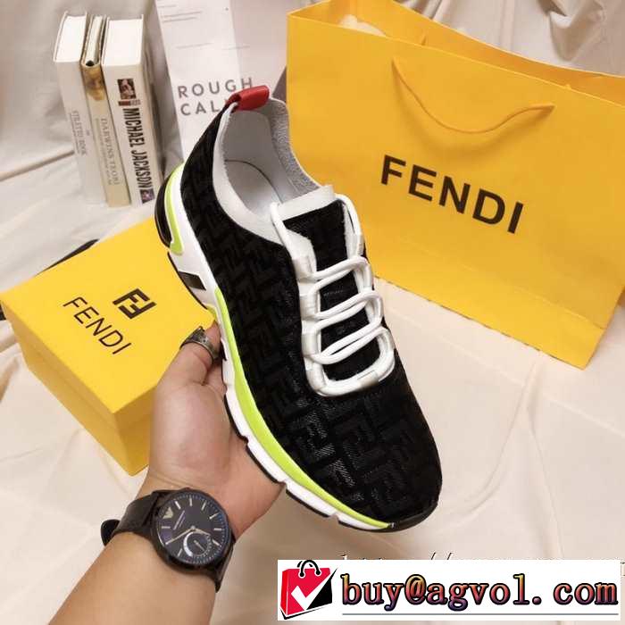 2019秋冬人気色おすすめ フェンディ 人気ブランドの新作秋冬トレンド FENDI ランニングシューズ 秋トレンドの新定番