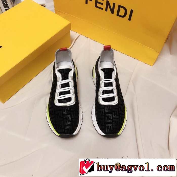 2019秋冬人気色おすすめ フェンディ 人気ブランドの新作秋冬トレンド FENDI ランニングシューズ 秋トレンドの新定番