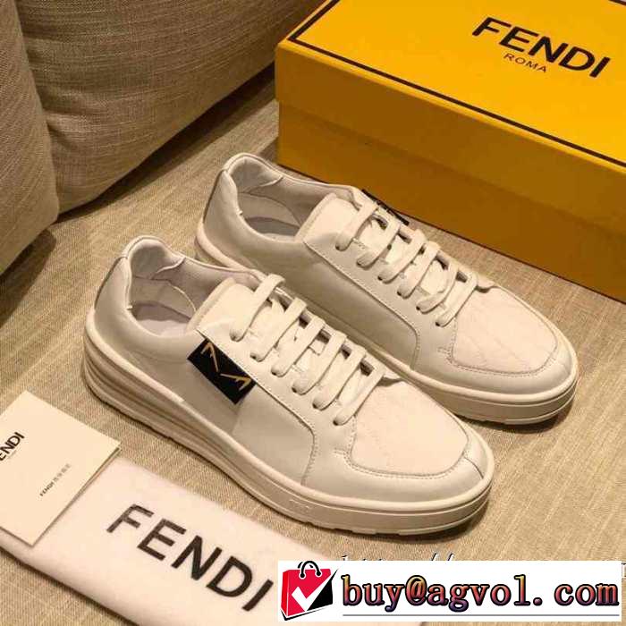 今季トレンド抜け感新品 フェンディ 支持率が高い秋冬最新作 FENDI 2019-20秋冬取り入れやすい ランニングシューズ