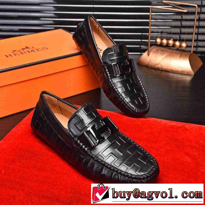 高級感をプラス2019新作HERMES Paris loafer ビジネスシューズ おすすめ パリローファー流行り 30代おしゃれ 男性靴