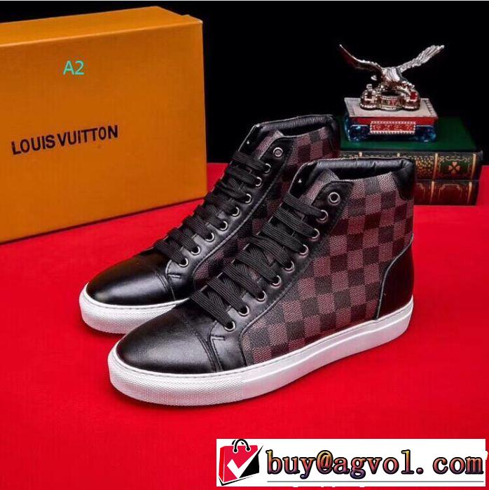 キレイめ感が強い LOUIS VUITTON ルイ ヴィトン ハイトップシューズ 《2019年》今、注目のストリート 3色可選