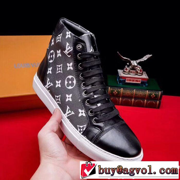キレイめ感が強い LOUIS VUITTON ルイ ヴィトン ハイトップシューズ 《2019年》今、注目のストリート 3色可選