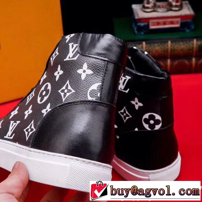 キレイめ感が強い LOUIS VUITTON ルイ ヴィトン ハイトップシューズ 《2019年》今、注目のストリート 3色可選