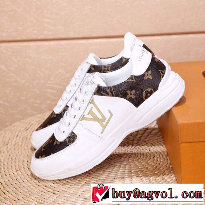 2019即旬な装いに 定番のスタイル春夏限定 快適な着心地 LOUIS VUITTON ルイ ヴィトン カジュアルシューズ