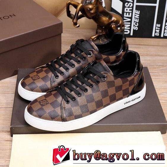 暑い季節も大活躍 2019夏ファション新品 LOUIS VUITTON ルイ ヴィトン カジュアルシューズ 男女兼用 2色可選