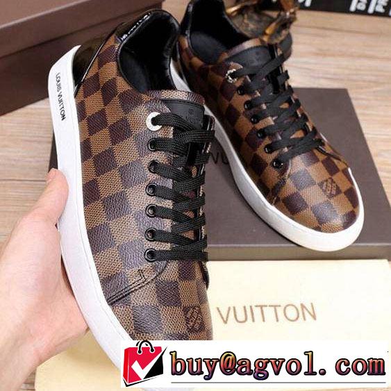 暑い季節も大活躍 2019夏ファション新品 LOUIS VUITTON ルイ ヴィトン カジュアルシューズ 男女兼用 2色可選