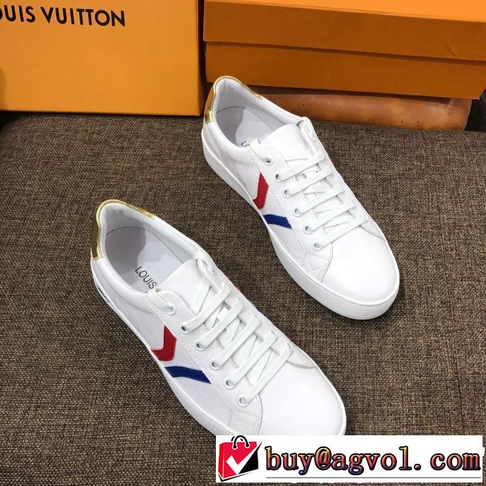 夏に良く似合うちょっと新品 2019春夏のトレンド新商品 LOUIS VUITTON ルイ ヴィトン カジュアルシューズ 2色可選