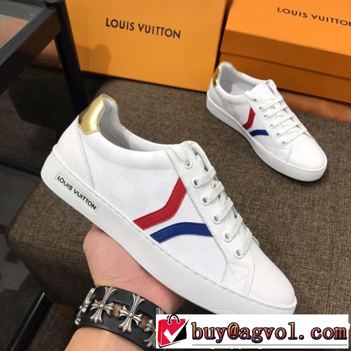 夏に良く似合うちょっと新品 2019春夏のトレンド新商品 LOUIS VUITTON ルイ ヴィトン カジュアルシューズ 2色可選