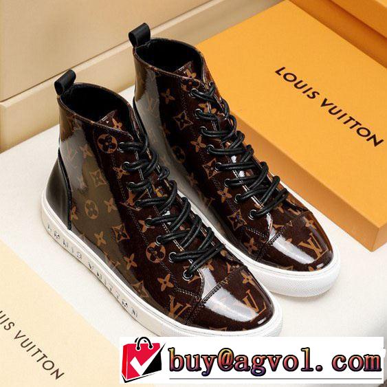 2色可選 ハイトップシューズ  2019春夏トレンドアイテム お洒落トレンド人気 LOUIS VUITTON ルイ ヴィトン