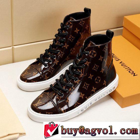 2色可選 ハイトップシューズ  2019春夏トレンドアイテム お洒落トレンド人気 LOUIS VUITTON ルイ ヴィトン