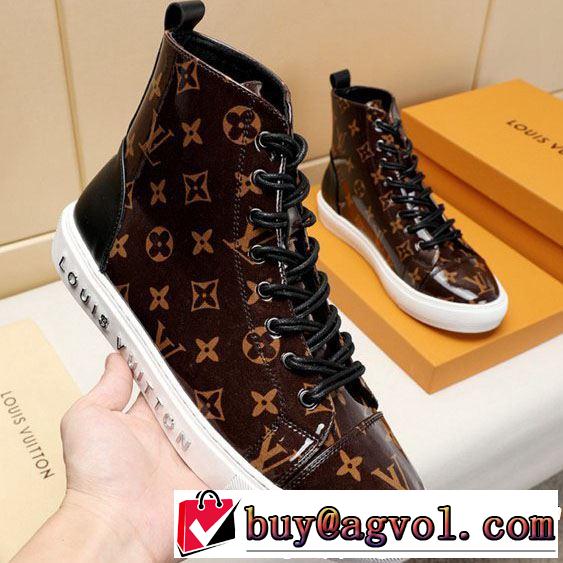 2色可選 ハイトップシューズ  2019春夏トレンドアイテム お洒落トレンド人気 LOUIS VUITTON ルイ ヴィトン