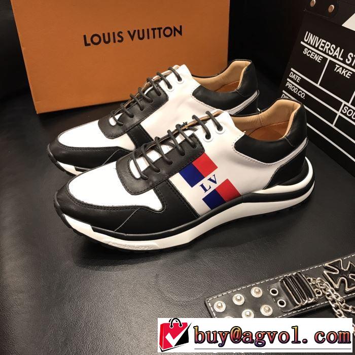 2色可選 カジュアルシューズ 人気ストリートブランド新品 2019春夏は人気定番  LOUIS VUITTON ルイ ヴィトン
