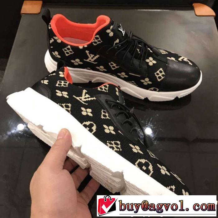LOUIS VUITTON ルイ ヴィトン カジュアルシューズ 2色可選 《2019年》今、注目のストリート 暑い季節も大活躍