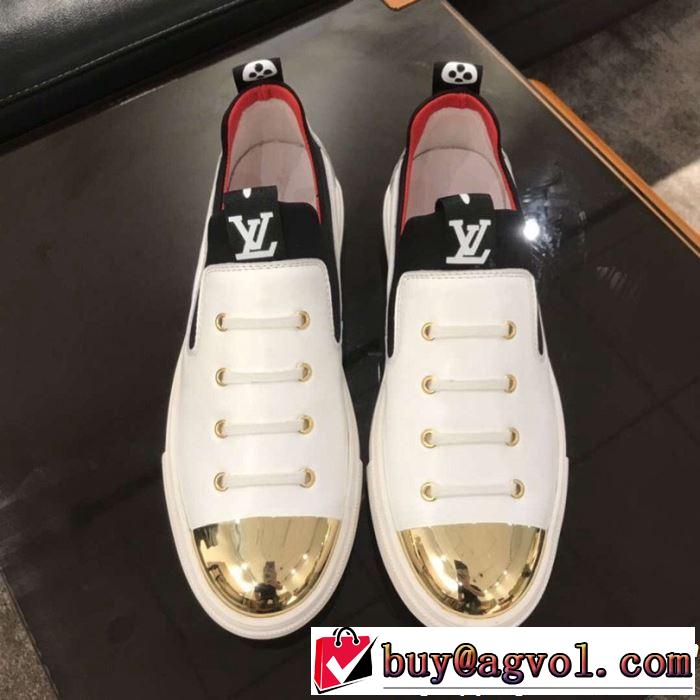 特に夏は人気アイテム 2019春夏人気トレンドアイテム LOUIS VUITTON ルイ ヴィトン カジュアルシューズ 2色可選