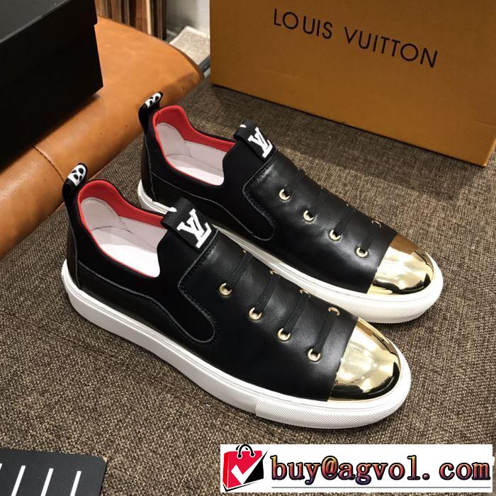 目を引く春夏トップス LOUIS VUITTON ルイ ヴィトン カジュアルシューズ 2色可選 【2019春夏】最新コレクション