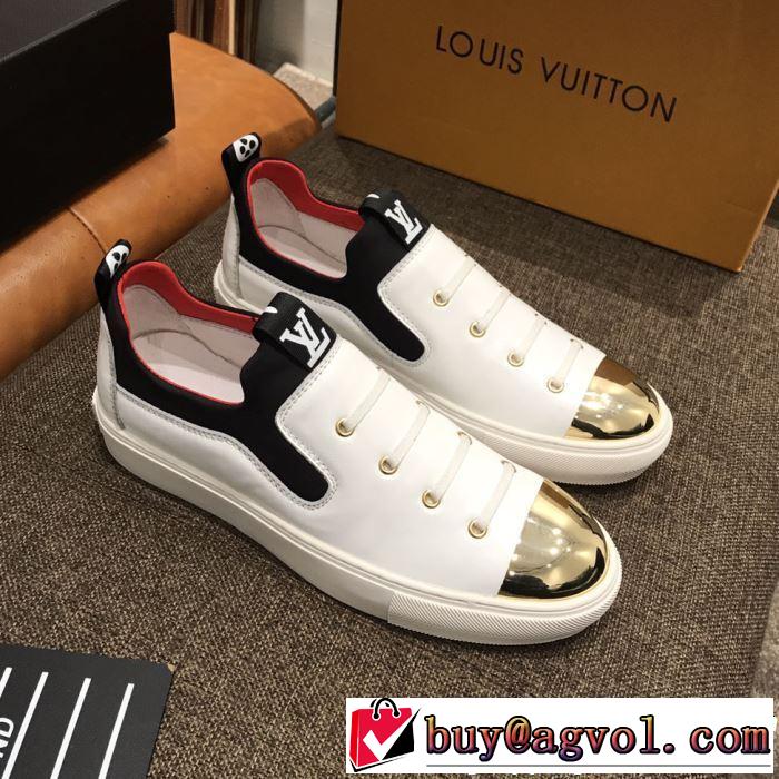 目を引く春夏トップス LOUIS VUITTON ルイ ヴィトン カジュアルシューズ 2色可選 【2019春夏】最新コレクション