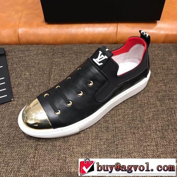 目を引く春夏トップス LOUIS VUITTON ルイ ヴィトン カジュアルシューズ 2色可選 【2019春夏】最新コレクション