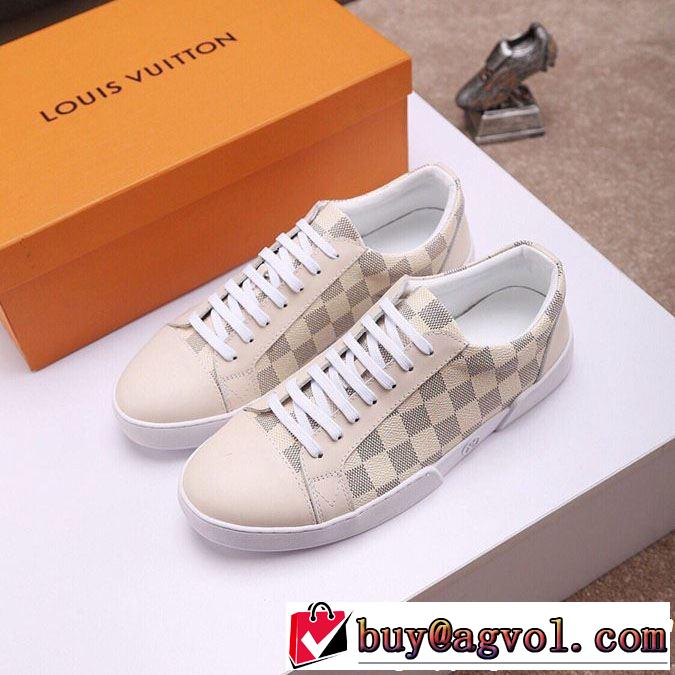 2019年春夏流行ファッション 大人の可愛さを引き立て LOUIS VUITTON ルイ ヴィトン カジュアルシューズ 3色可選