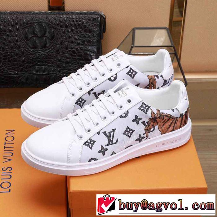 2色可選 カジュアルシューズ   ルイ ヴィトン LOUIS VUITTON 鮮度アップブランド最新 《2019年》今、注目のストリート