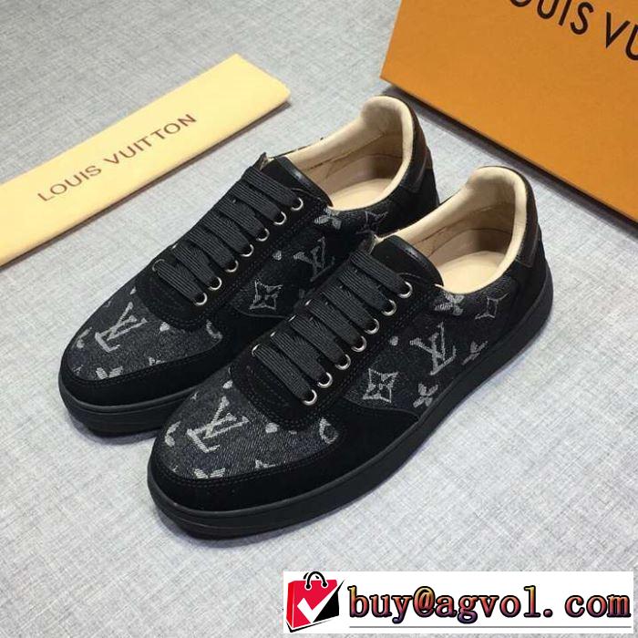 2019夏ファション新品 ルイ ヴィトン LOUIS VUITTON カジュアルシューズ おすすめ大人かわいい着こなし