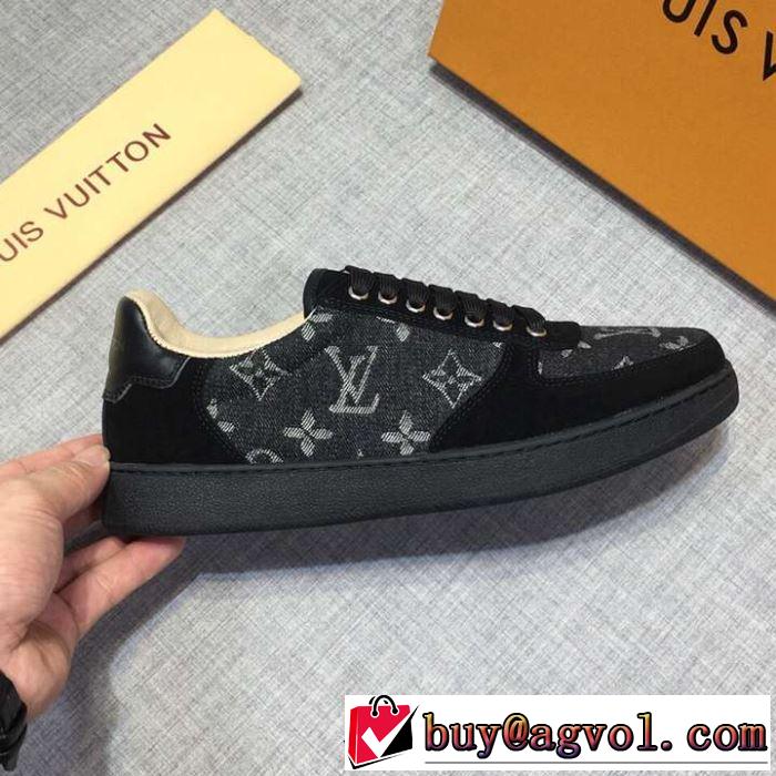 2019夏ファション新品 ルイ ヴィトン LOUIS VUITTON カジュアルシューズ おすすめ大人かわいい着こなし