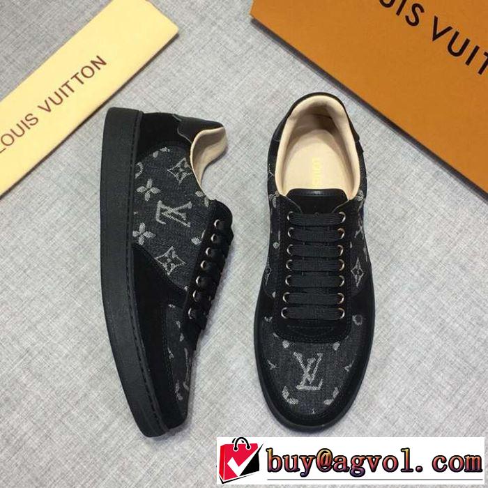 2019夏ファション新品 ルイ ヴィトン LOUIS VUITTON カジュアルシューズ おすすめ大人かわいい着こなし