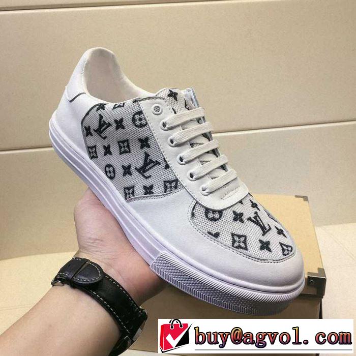 暑い季節も大活躍 《2019年》今、注目のストリート ルイ ヴィトン LOUIS VUITTON カジュアルシューズ 2色可選