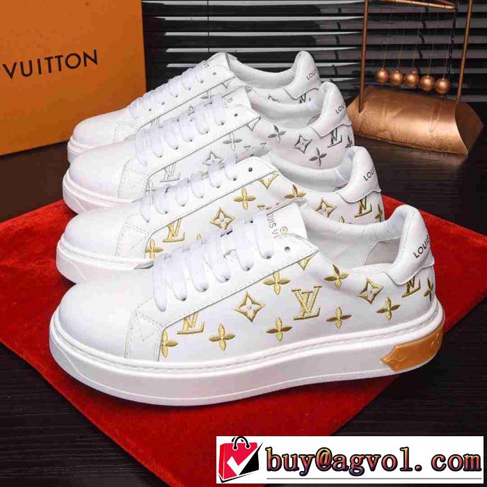 【2019春夏】最新コレクション  ルイ ヴィトン LOUIS VUITTON ランニングシューズ 2色可選 スタイルアップ効果