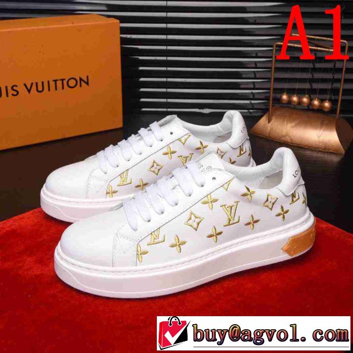 【2019春夏】最新コレクション  ルイ ヴィトン LOUIS VUITTON ランニングシューズ 2色可選 スタイルアップ効果