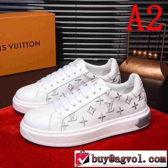 【2019春夏】最新コレクション  ルイ ヴィトン LOUIS VUITTON ランニングシューズ 2色可選 スタイルアップ効果